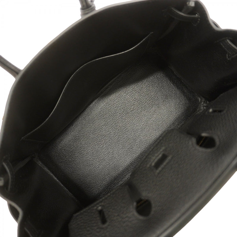 【6gc2913-g】エルメス ハンドバッグ バーキン25 トゴ ブラック ゴールド金具 K刻印【中古】レディース