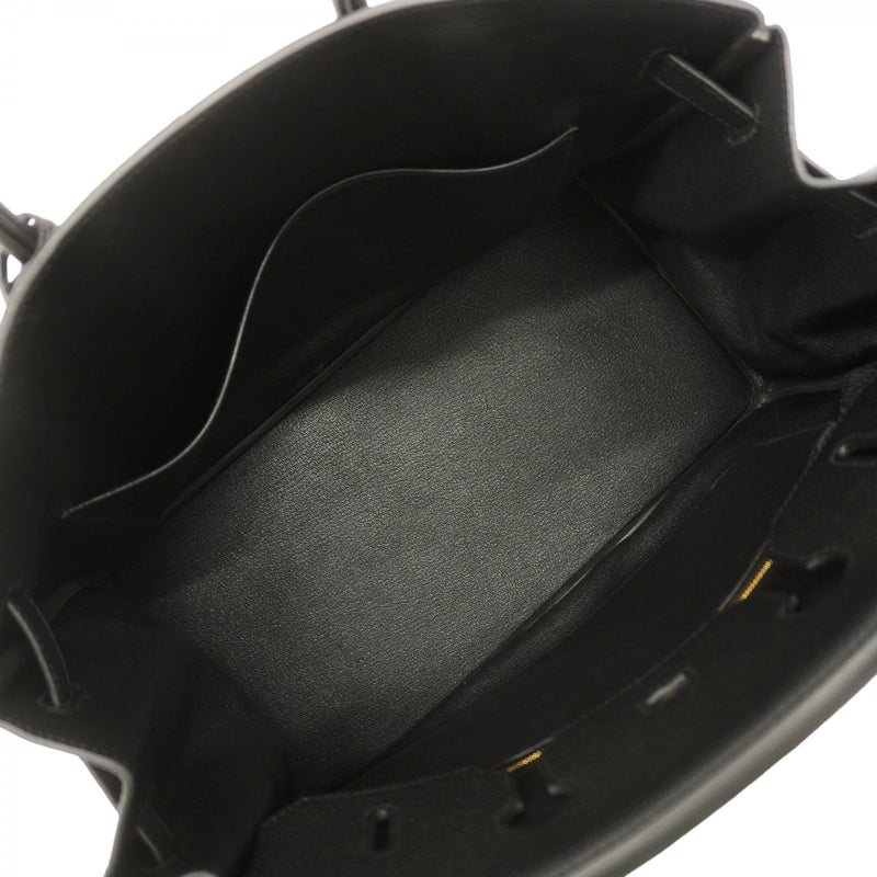 【6gc2914-g】エルメス ハンドバッグ バーキン35 トゴ ブラック ゴールド金具 K刻印【中古】レディース