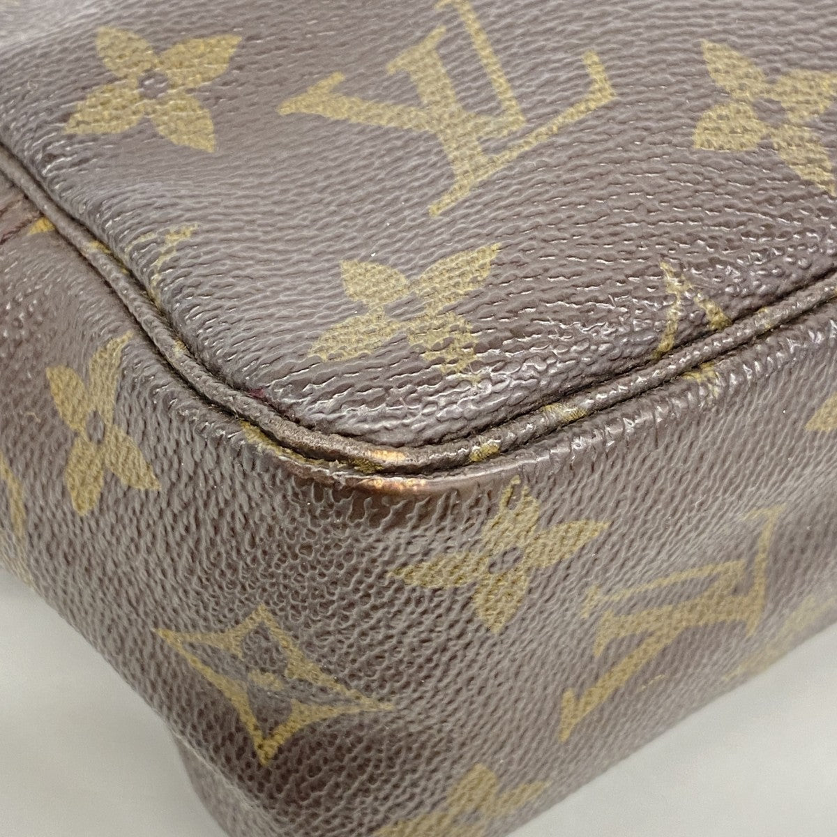 【6gc2918】ルイヴィトン ポーチ モノグラム トゥルーストワレット23 M47524 ブラウン【中古】レディース