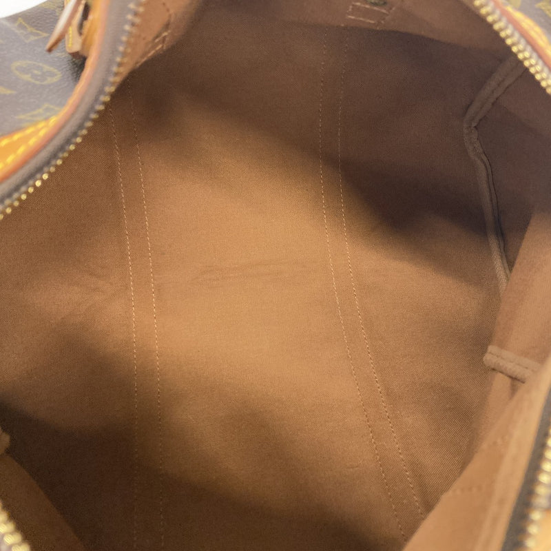 【6gc2923】ルイヴィトン ボストンバッグ モノグラム サックスプール35 M41626 ブラウン【中古】メンズ レディース ユニセックス