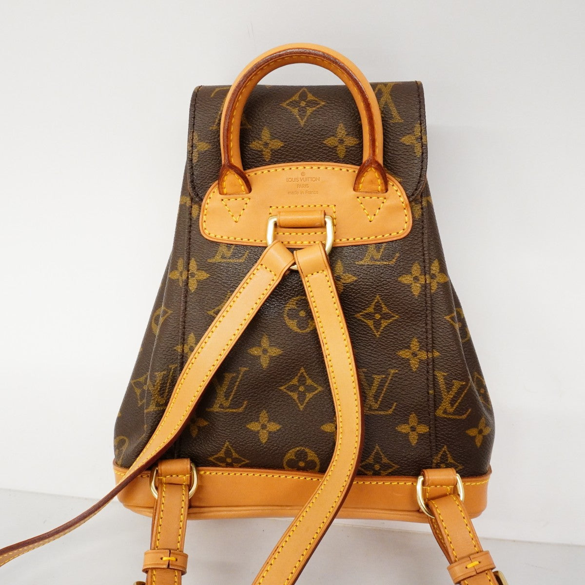 【6gc2941】ルイヴィトン リュック・デイパック モノグラム ミニモンスリ M51137 ブラウン【中古】レディース