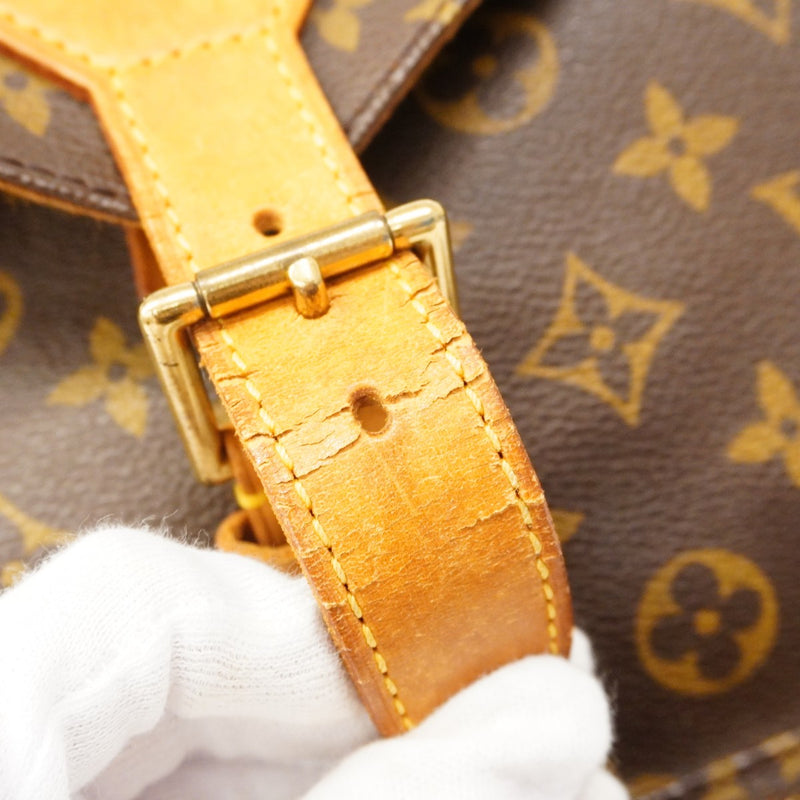 【6gc2942】ルイヴィトン リュック・デイパック モノグラム モンスリGM M51135 ブラウン【中古】レディース