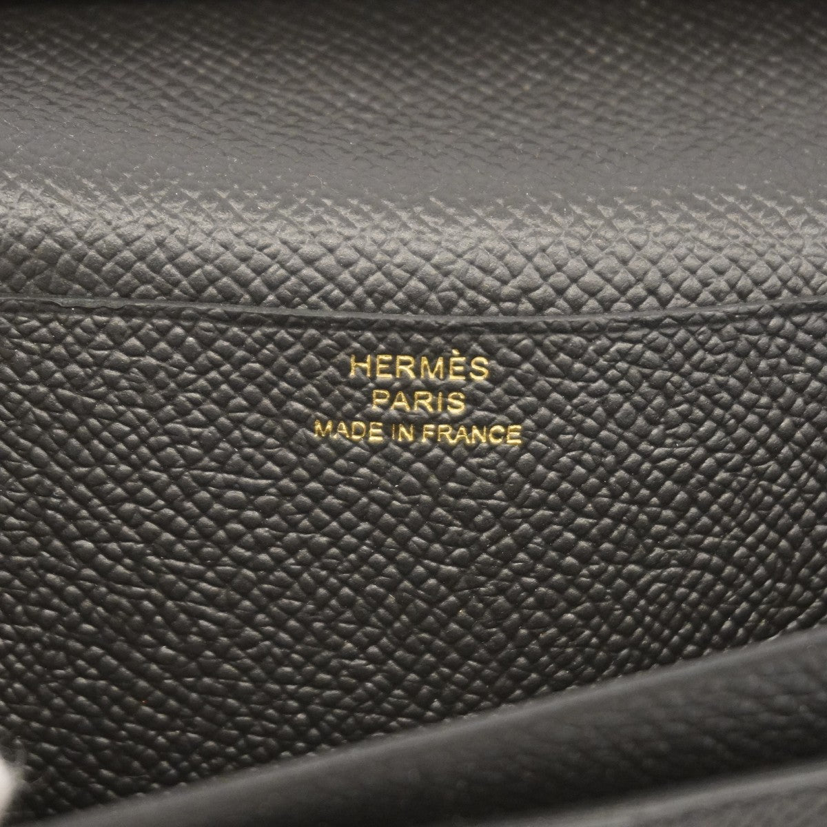 【6gc2966】エルメス 長財布 ベアンスフレ ヴォーエプソン ブラック Z刻印【中古】メンズ レディース ユニセックス