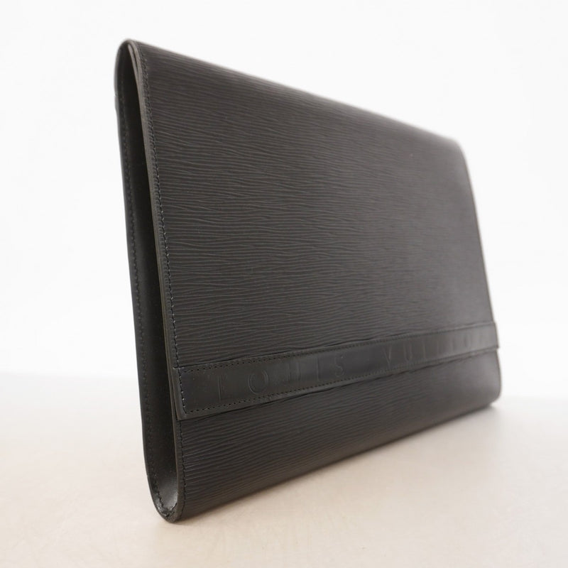 【6gc2970】ルイヴィトン クラッチバッグ エピ アンヴェロップアンベロップ M52582 ノワール【中古】メンズ レディース ユニセックス