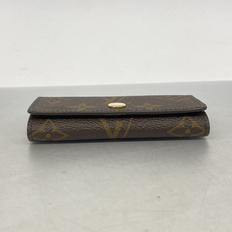 【6gc2976】ルイヴィトン キーケース モノグラム ミュルティクレ 4 M69517 ブラウン【中古】メンズ レディース ユニセックス