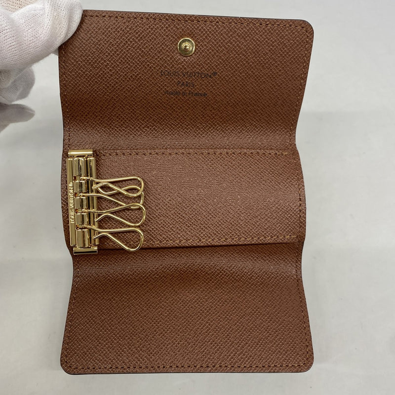 【6gc2976】ルイヴィトン キーケース モノグラム ミュルティクレ 4 M69517 ブラウン【中古】メンズ レディース ユニセックス