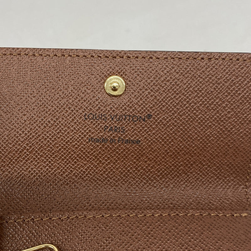 【6gc2976】ルイヴィトン キーケース モノグラム ミュルティクレ 4 M69517 ブラウン【中古】メンズ レディース ユニセックス