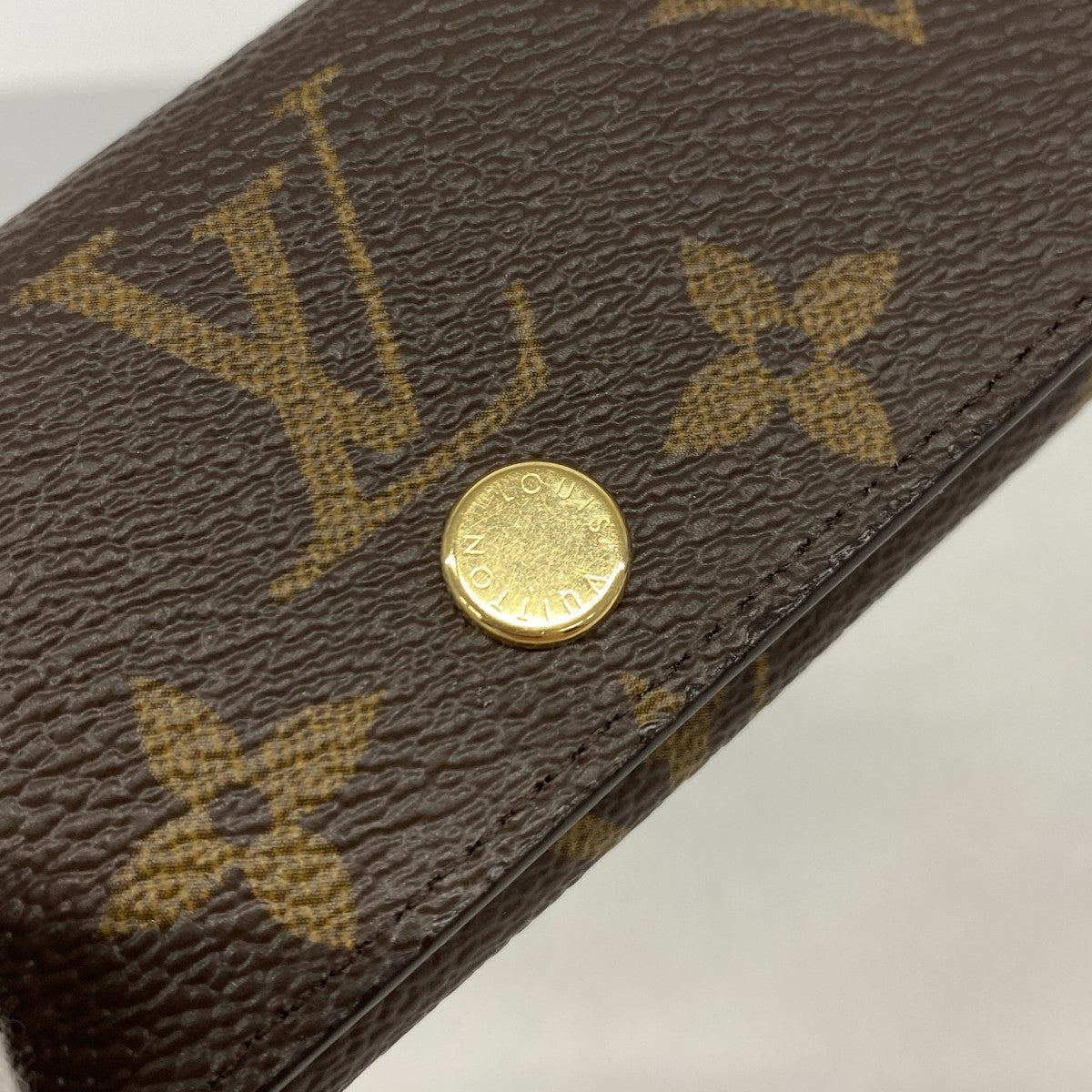 【6gc2976】ルイヴィトン キーケース モノグラム ミュルティクレ 4 M69517 ブラウン【中古】メンズ レディース ユニセックス