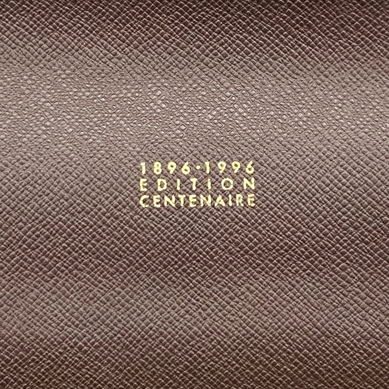 【6gc2979】ルイヴィトン ハンドバッグ ダミエ 100周年記念 マルゼルブ N51379 エベヌ【中古】レディース