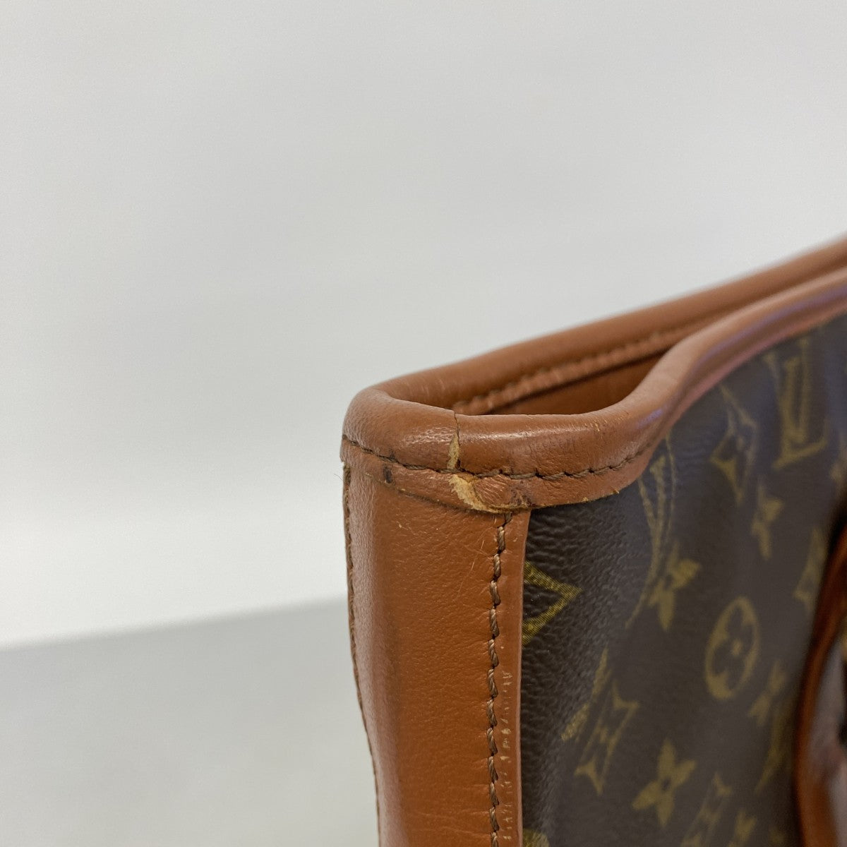 【6gc2983】ルイヴィトン トートバッグ モノグラム ウィークエンドPM M42425 ブラウン【中古】メンズ