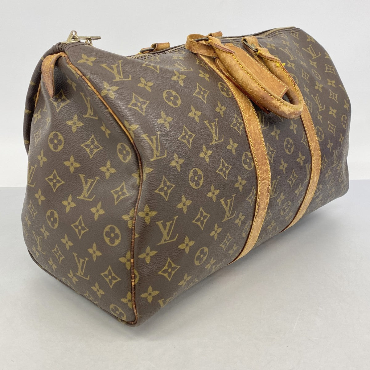 【6gc2985】ルイヴィトン ボストンバッグ モノグラム キーポル45 M41428 ブラウン【中古】メンズ レディース ユニセックス