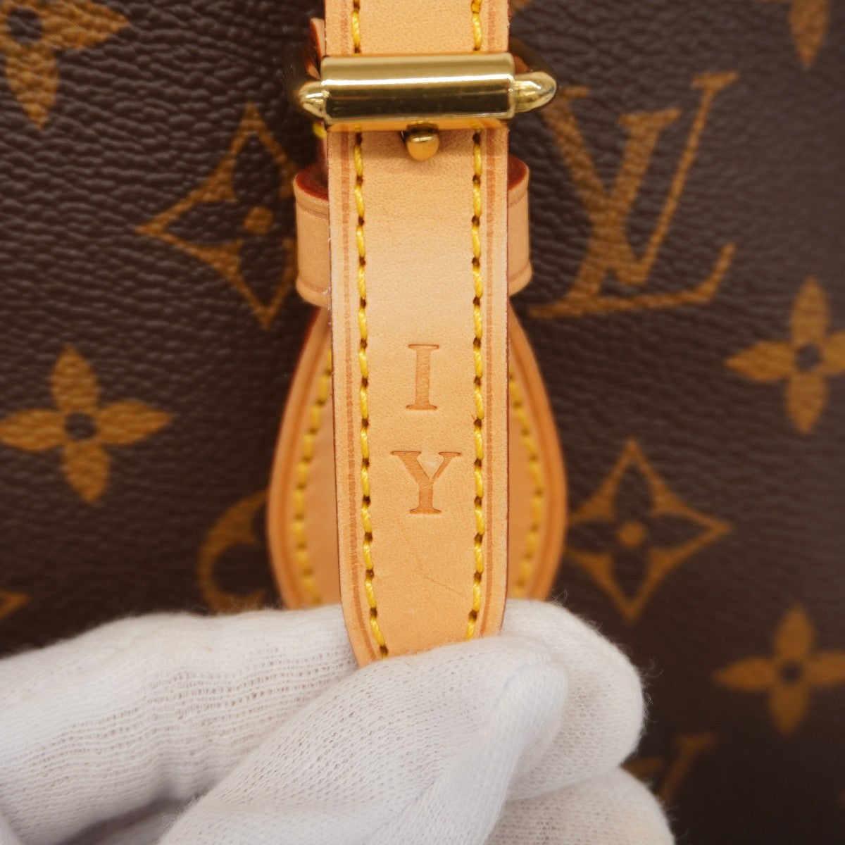 【6gc2989】ルイヴィトン トートバッグ モノグラム バケットPM M42238 ブラウン【中古】レディース