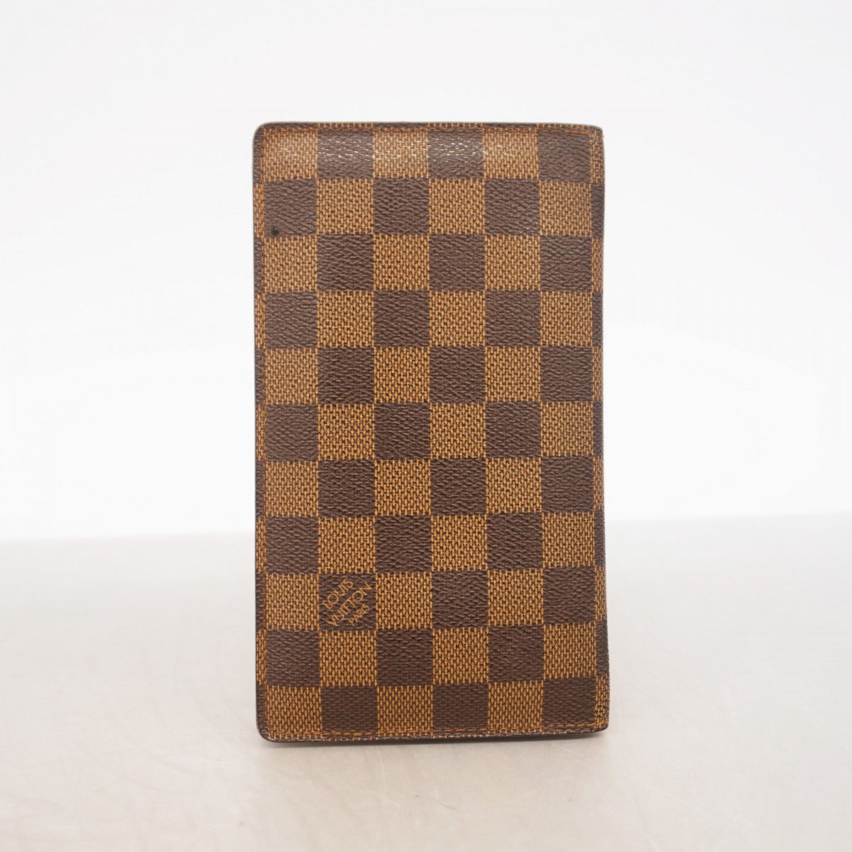 【6gc2994】ルイヴィトン 長札入れ ダミエ ポルトシェキエカルトクレディ N62226 エベヌ【中古】メンズ レディース ユニセックス