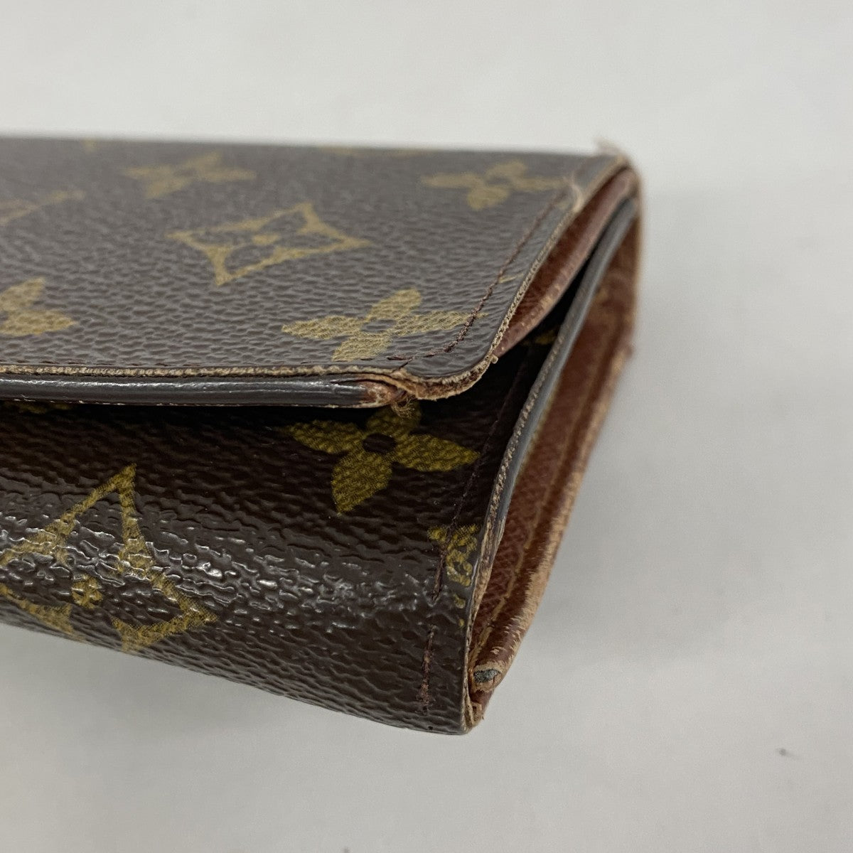 【6gc3000】ルイヴィトン 財布 モノグラム ポルトモネビエトレゾール M61730 ブラウン【中古】レディース