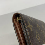 【6gc3000】ルイヴィトン 財布 モノグラム ポルトモネビエトレゾール M61730 ブラウン【中古】レディース