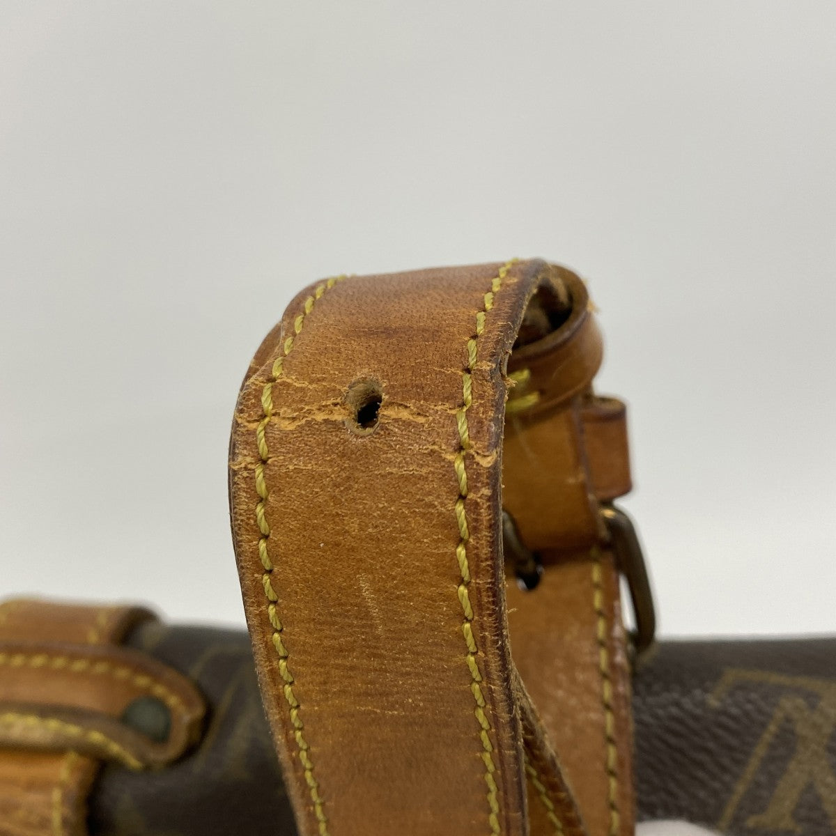 【6gc3002】ルイヴィトン ショルダーバッグ モノグラム ソミュール35 M42254 ブラウン【中古】レディース