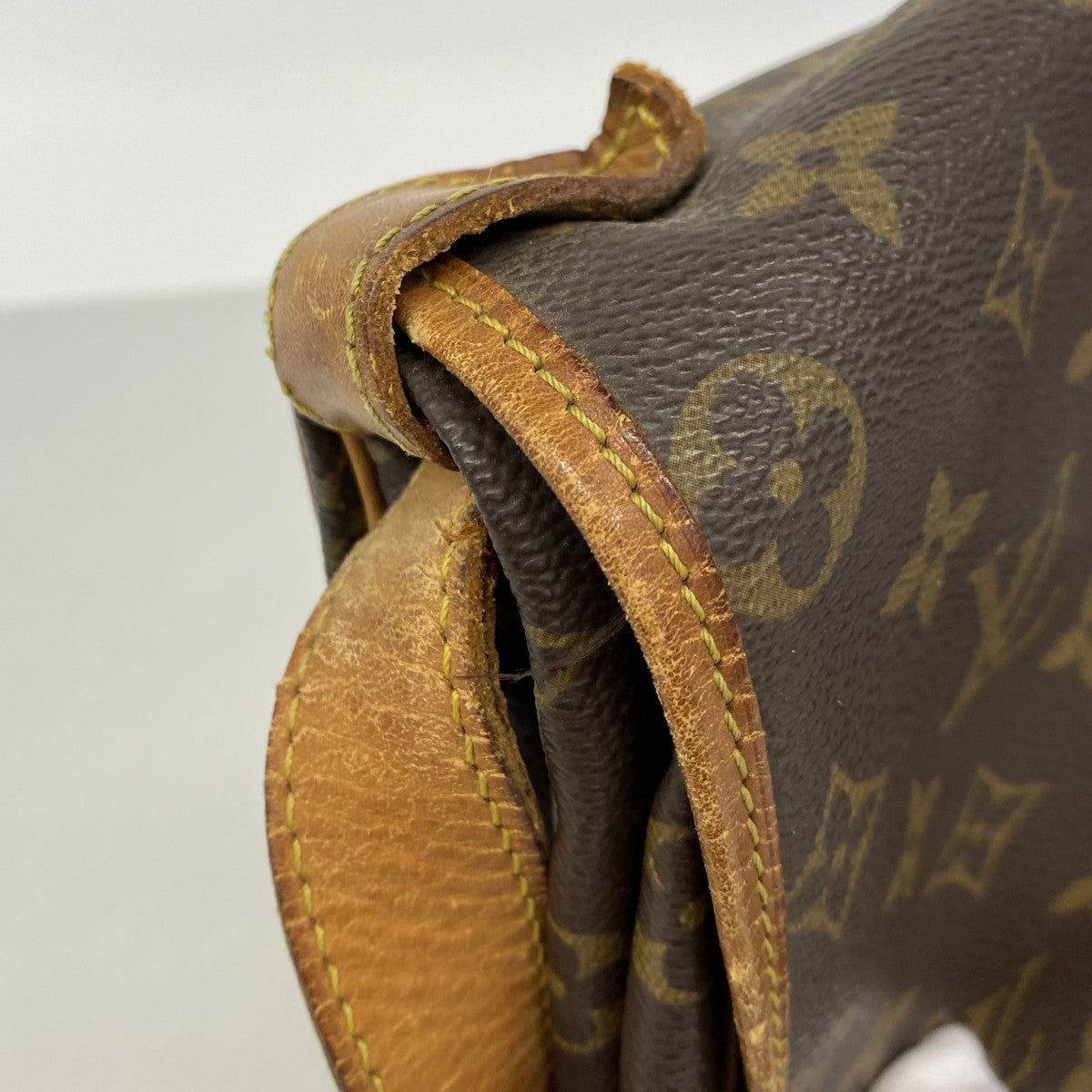 【6gc3002】ルイヴィトン ショルダーバッグ モノグラム ソミュール35 M42254 ブラウン【中古】レディース