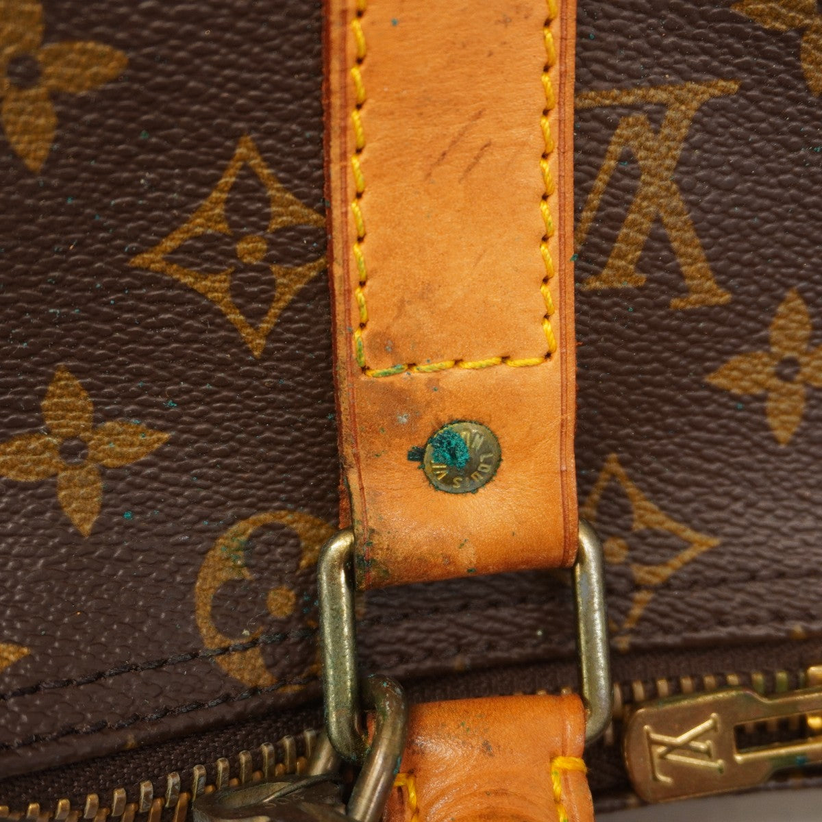 【6gc3008】ルイヴィトン ボストンバッグ モノグラム キーポル45 M41428 ブラウン【中古】メンズ レディース ユニセックス