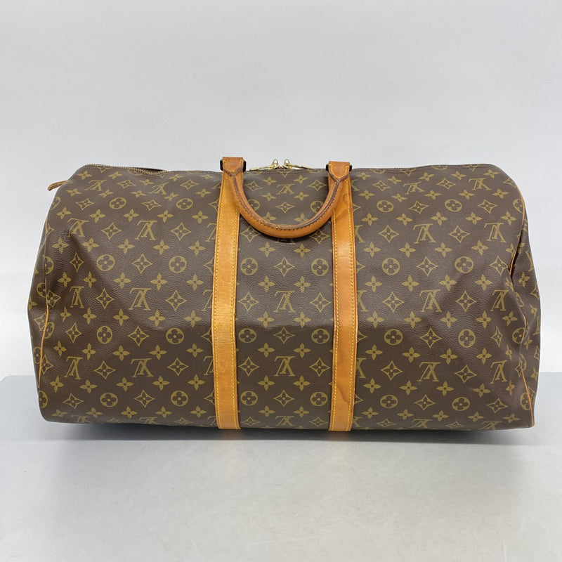 【6gc3017】ルイヴィトン ボストンバッグ モノグラム キーポル55 M41424 ブラウン【中古】メンズ レディース ユニセックス