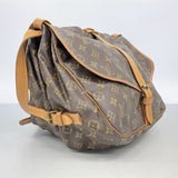 【6gc3021】ルイヴィトン ショルダーバッグ モノグラム ソミュール35 M42254 ブラウン【中古】レディース