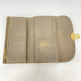 【6gc3023】ルイヴィトン 三つ折り長財布 マヒナ ポルトフォイユアメリア M93761 トープ【中古】レディース