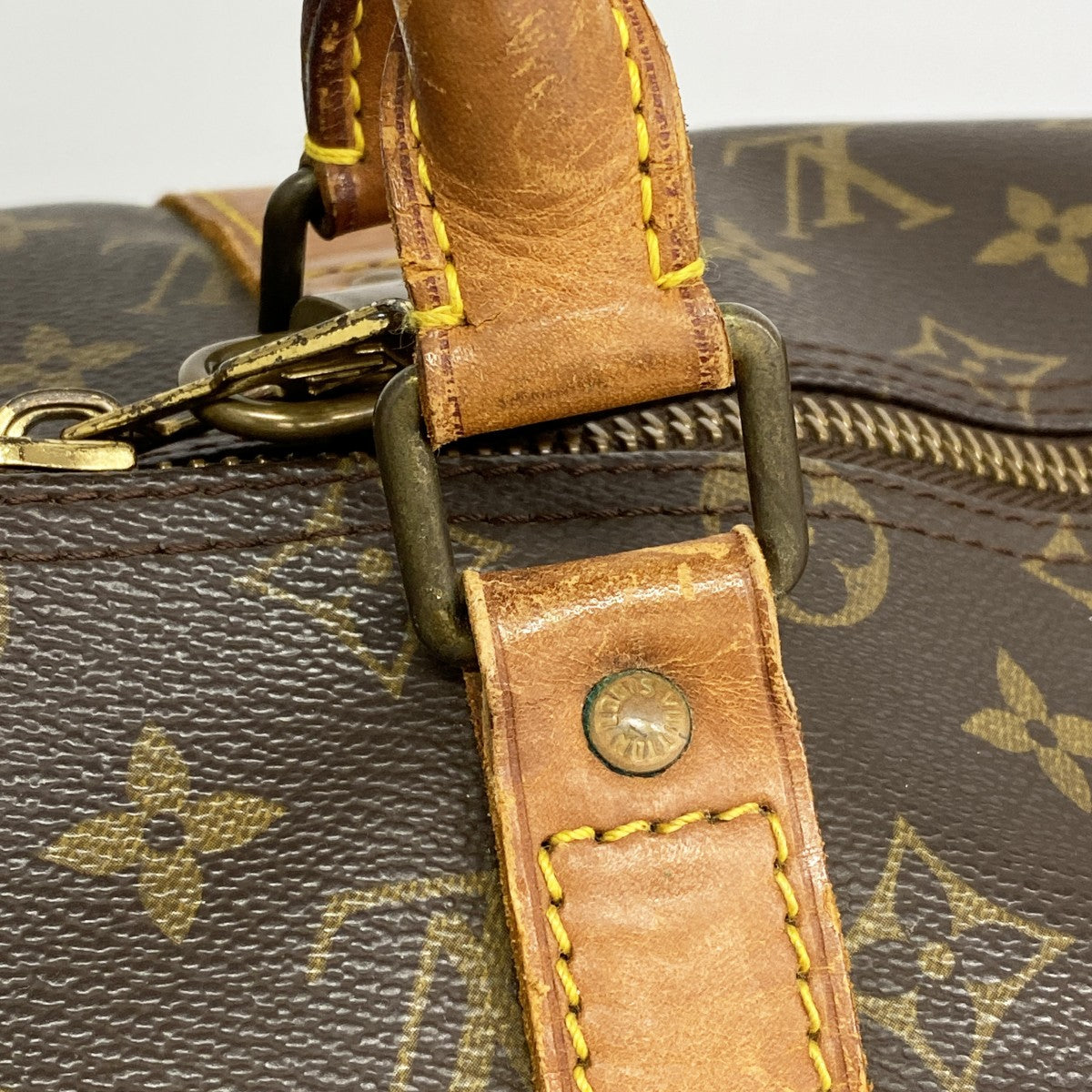 【6gc3029】ルイヴィトン ボストンバッグ モノグラム キーポル45 M41418 ブラウン【中古】メンズ レディース ユニセックス
