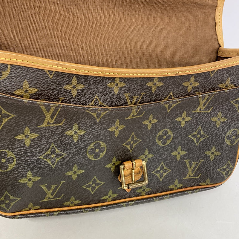 【6gc3031】ルイヴィトン ショルダーバッグ モノグラム ソローニュ M42250 ブラウン【中古】レディース