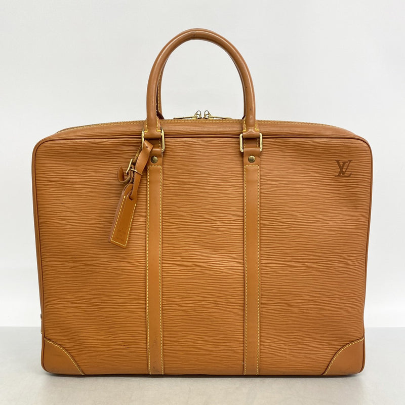 【6gc3034】ルイヴィトン ブリーフケース エピ ポルトドキュマンヴォワヤージュ M54478 ジパングゴールド【中古】メンズ
