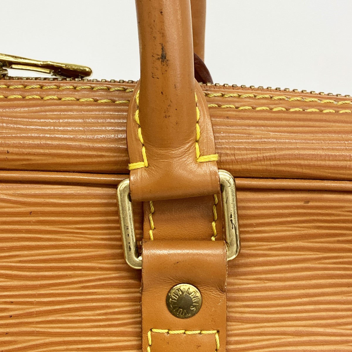 【6gc3034】ルイヴィトン ブリーフケース エピ ポルトドキュマンヴォワヤージュ M54478 ジパングゴールド【中古】メンズ