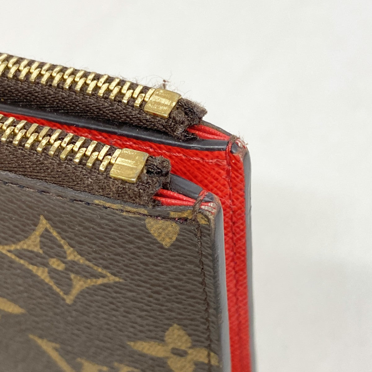 【6gc3035】ルイヴィトン 長財布 モノグラム ポルトフォイユアデル M61287 コクリコ【中古】レディース