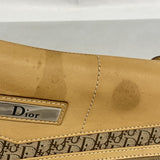 【6gc3038】クリスチャンディオール ショルダーバッグ トロッター ナイロンキャンバス ブラウン シルバー金具【中古】レディース