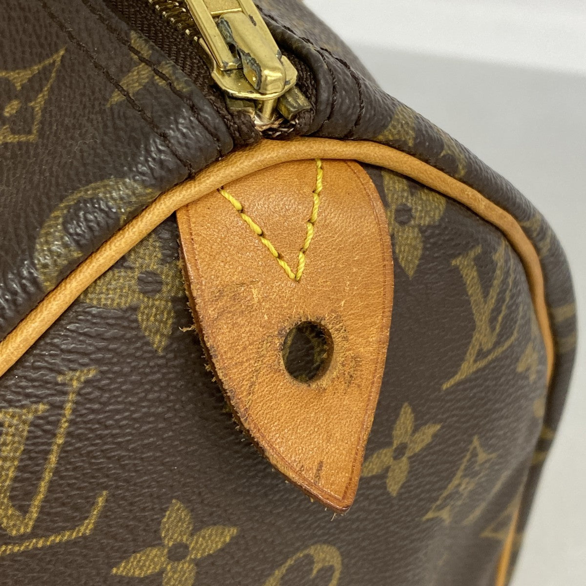 【6gc3041】ルイヴィトン ハンドバッグ モノグラム スピーディ30 M41108 ブラウン【中古】レディース