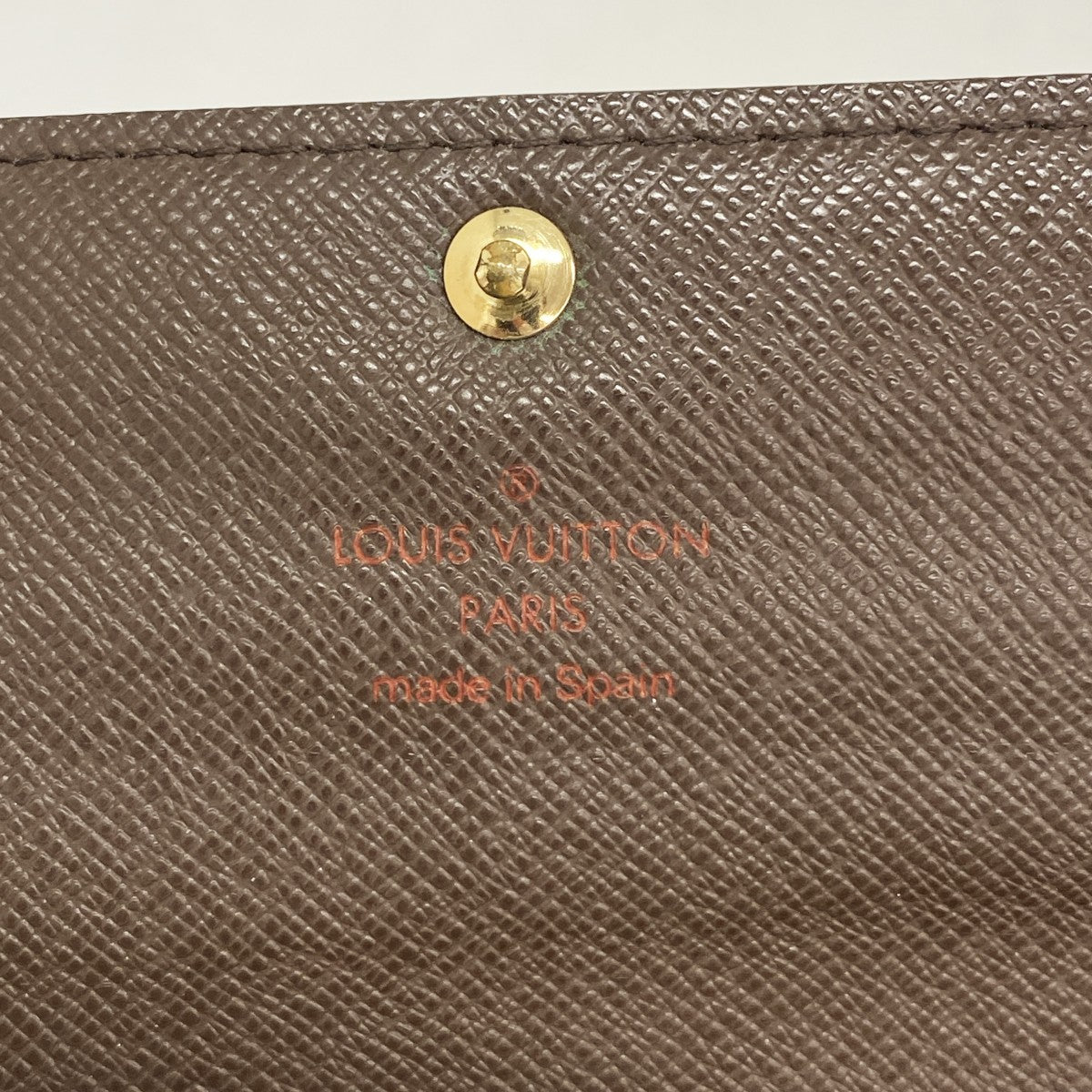 【6gc3046】ルイヴィトン 長財布 ダミエ ポルトフォイユサラ N61734 エベヌ【中古】レディース