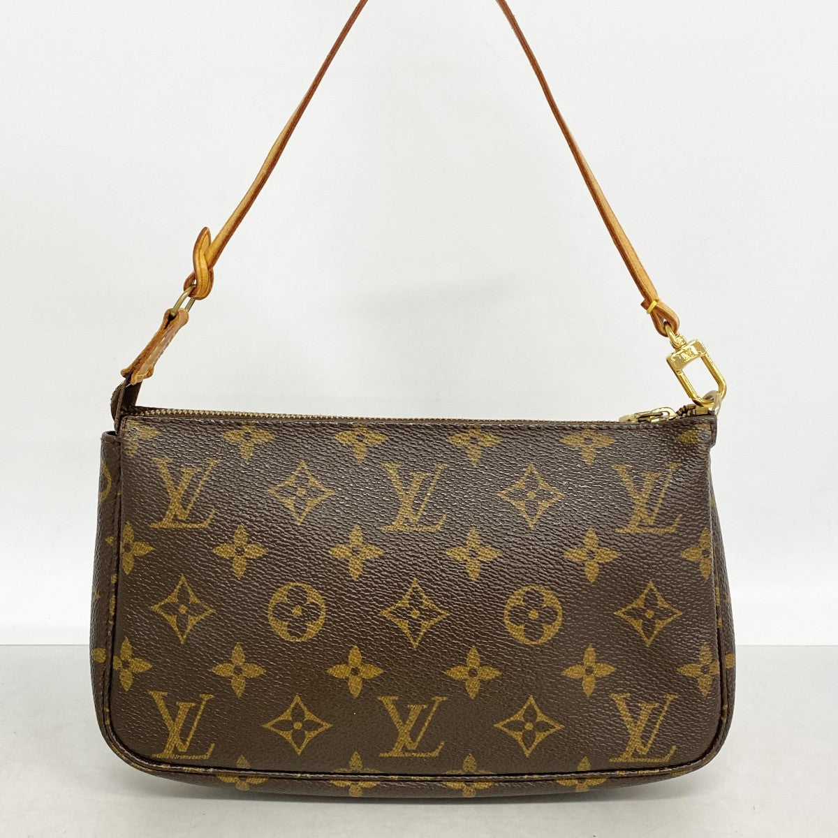【6gc3049】ルイヴィトン ポーチ モノグラム ポシェットアクセソワール M51980 ブラウン【中古】レディース