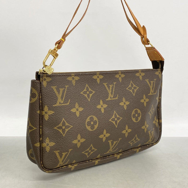 【6gc3050】ルイヴィトン ポーチ モノグラム ポシェットアクセソワール M51980 ブラウン【中古】レディース