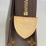 【6gc3052】ルイヴィトン ポーチ モノグラム ポシェットトワレット19 M47544 ブラウン【中古】レディース