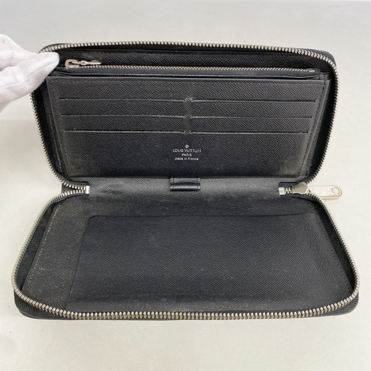 【6gc3053】ルイヴィトン 長財布 エピ ジッピーオーガナイザー M63852 ノワール【中古】メンズ レディース ユニセックス