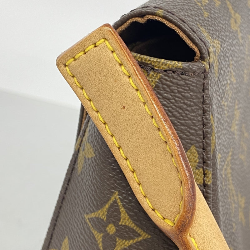 【6gc3058】ルイヴィトン ショルダーバッグ モノグラム ミニルーピング M51147 ブラウン【中古】レディース