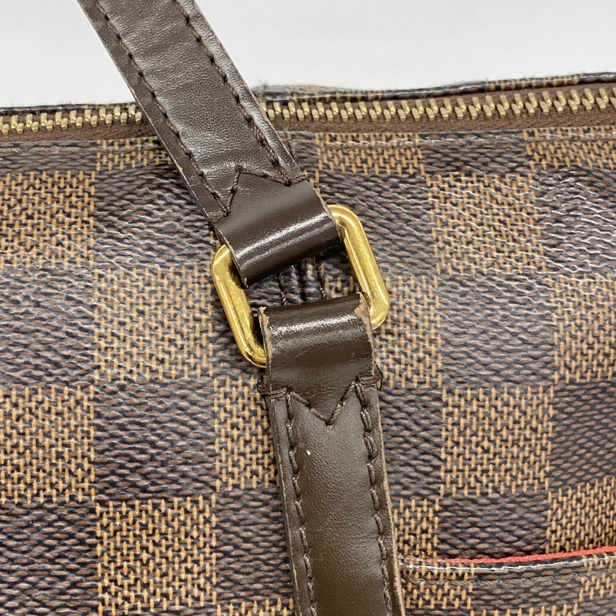 【6gc3060】ルイヴィトン トートバッグ ダミエ トータリーPM N41282 エベヌ【中古】レディース