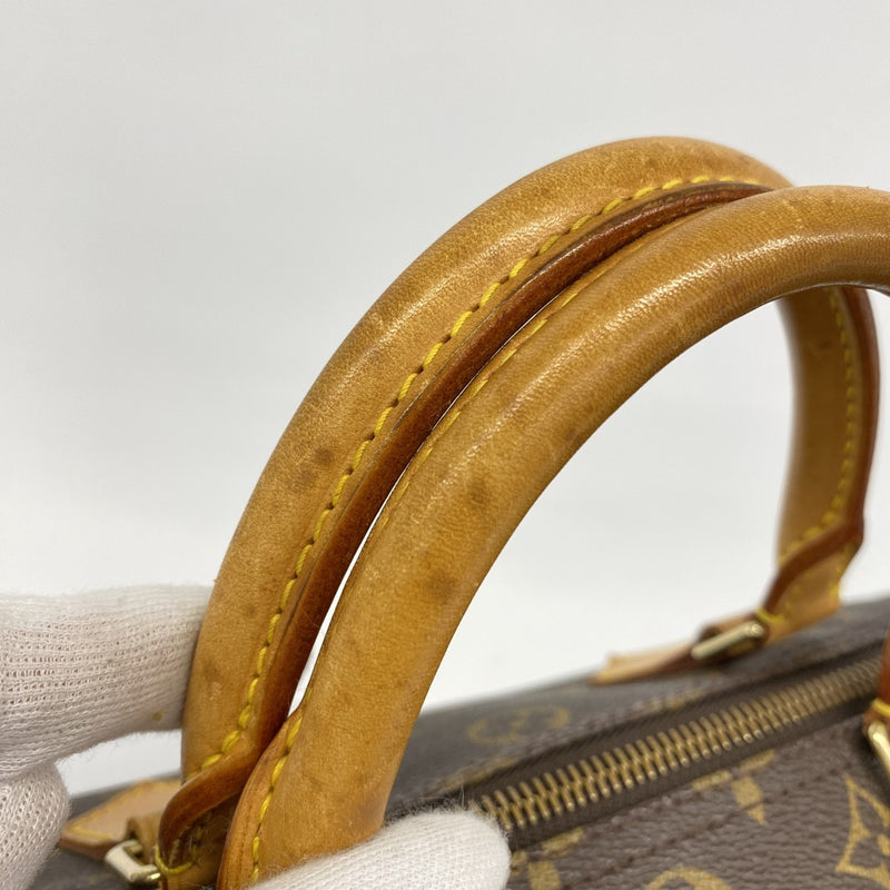 【6gc3061】ルイヴィトン ハンドバッグ モノグラム スピーディ30 M41108 ブラウン【中古】レディース