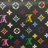 【6gc3073-k】ルイヴィトン 長財布 モノグラム・マルチカラー ジッピーウォレット M60243 ノワール グルナード【中古】レディース