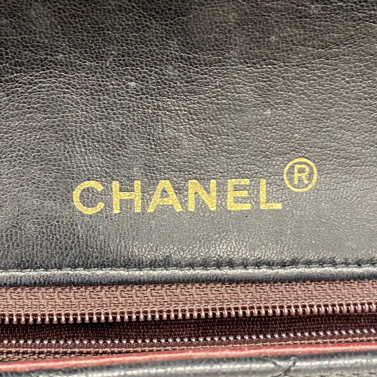 【6gc3077-k】シャネル ショルダーバッグ マトラッセ チェーンショルダー ラムスキン ブラック ゴールド金具【中古】レディース