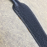 【6gc3085-h】エルメス トートバッグ ガーデンパーティPM トワルアッシュ ブラック シルバー金具 □F刻印【中古】レディース