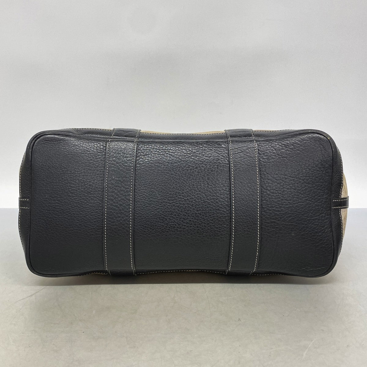【6gc3085-h】エルメス トートバッグ ガーデンパーティPM トワルアッシュ ブラック シルバー金具 □F刻印【中古】レディース