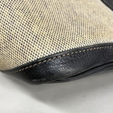【6gc3085-h】エルメス トートバッグ ガーデンパーティPM トワルアッシュ ブラック シルバー金具 □F刻印【中古】レディース