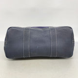 【6gc3086-h】エルメス トートバッグ ガーデンパーティPM トワルアッシュ ネイビー シルバー金具 □I刻印【中古】レディース