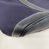 【6gc3086-h】エルメス トートバッグ ガーデンパーティPM トワルアッシュ ネイビー シルバー金具 □I刻印【中古】レディース
