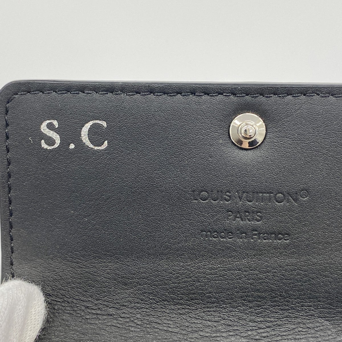 【6gc3091-k】ルイヴィトン キーケース モノグラム･シャドウ ミュルティクレ6 M14825 ブラック【中古】メンズ