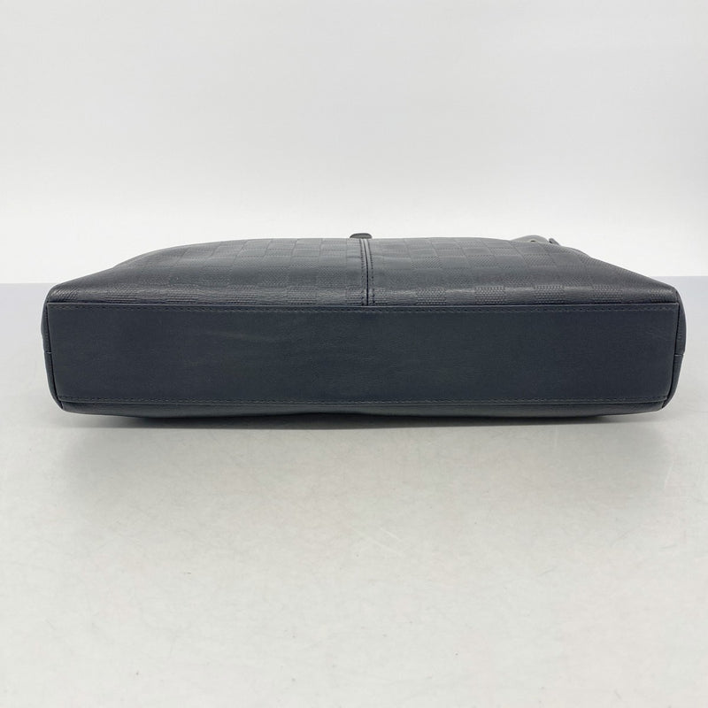 【6gc3097-k】ルイヴィトン ビジネスバッグ ダミエ・アンフィニ 7DW N41565 オニキス【中古】メンズ