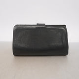 【6gc3101-k】シャネル 長財布 キャビアスキン ブラック ゴールド金具【中古】レディース